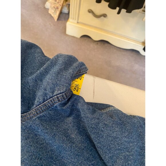 Dickies Denim Jacket With Quilted Lining & Corduroy Collar XL - Picture 9 of 11